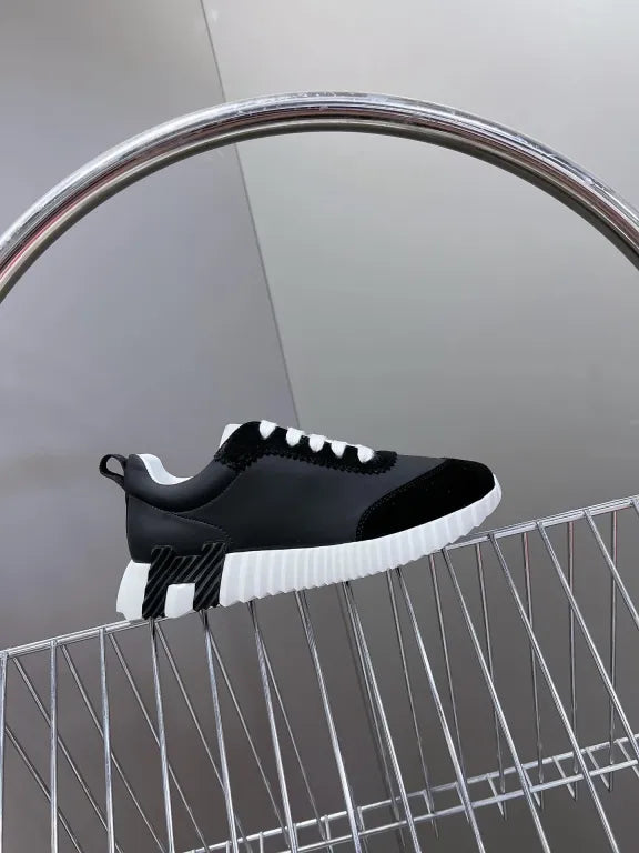 에르메스 바운싱 스니커즈 카프스킨 스웨이드 고트스킨&누아