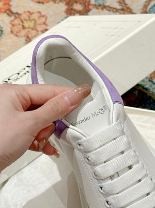 알렉산더 맥퀸 오버사이즈드 스니커즈 화이트 쇼크 핑크