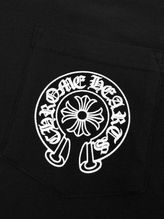 크롬하츠 홀스슈 로고 숏슬리브 티셔츠 블랙 - 라스베이거스 한정